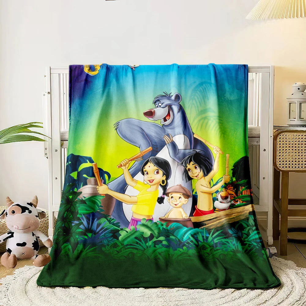 MINISO Jungle Book Flannel Blanket