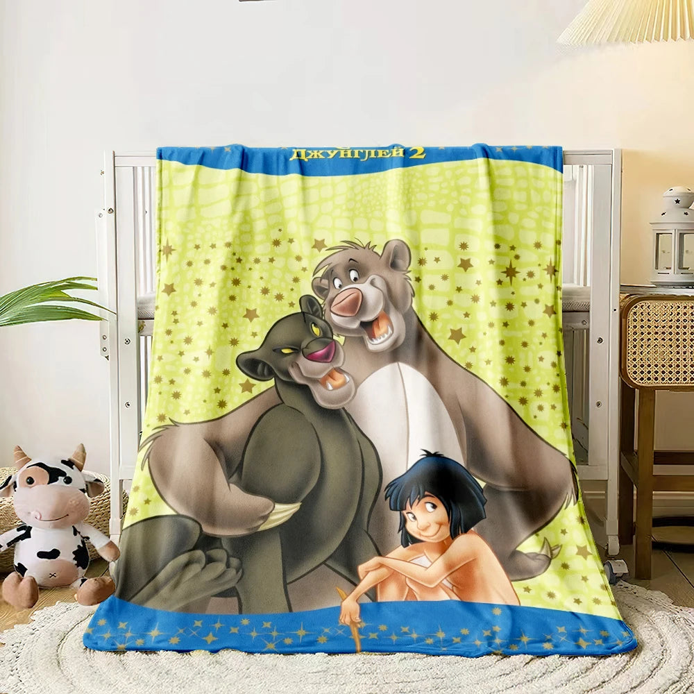 MINISO Jungle Book Flannel Blanket