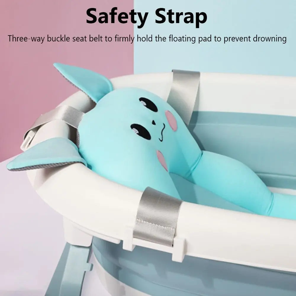 Soft Adjustable Baby Bath Cushion – Non-Slip Infant Tub Support Pillow