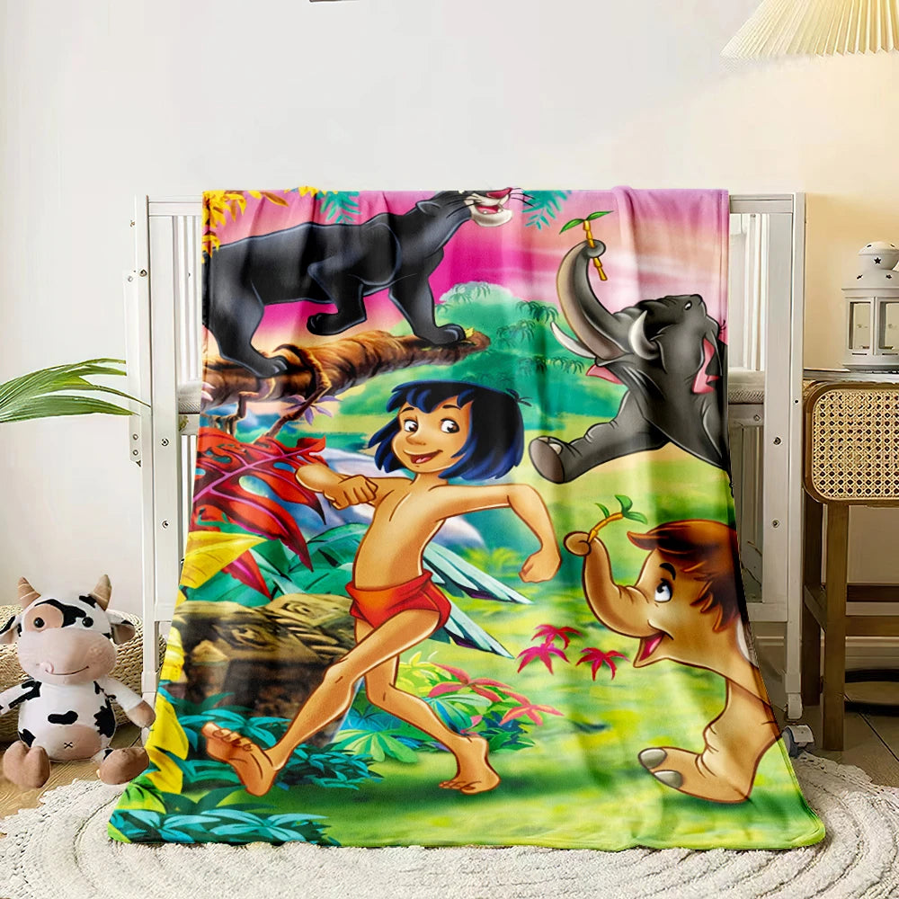 MINISO Jungle Book Flannel Blanket