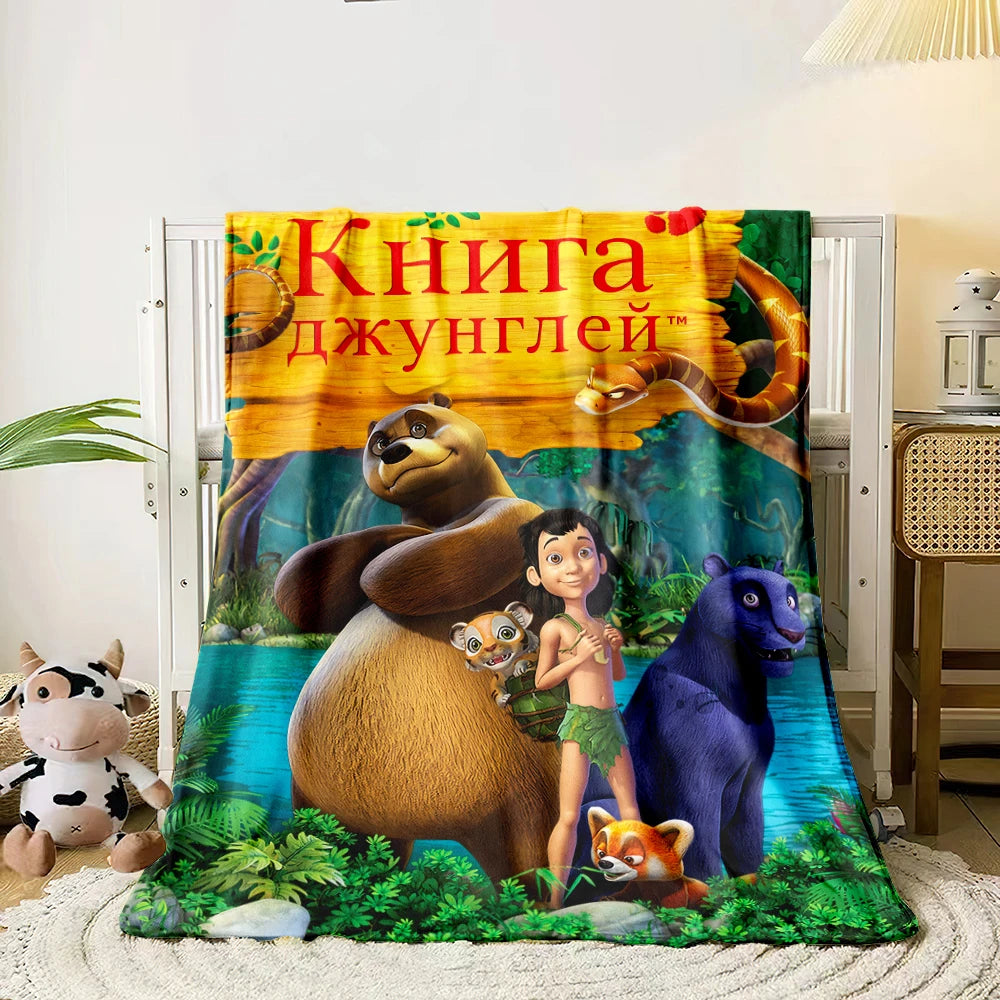 MINISO Jungle Book Flannel Blanket
