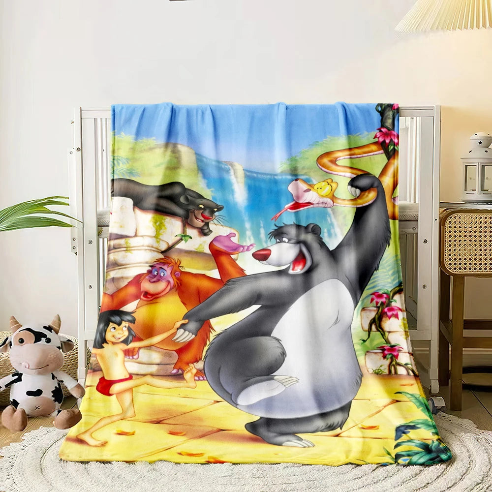 MINISO Jungle Book Flannel Blanket