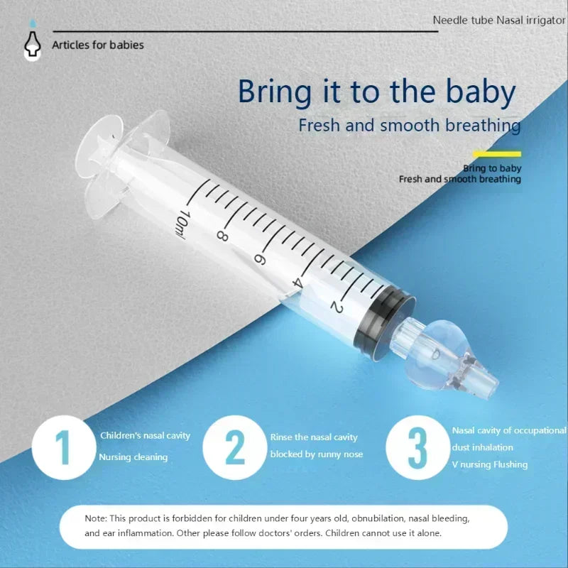 Reusable Baby Nasal Aspirator – Silicone Nose Cleaner for Kids