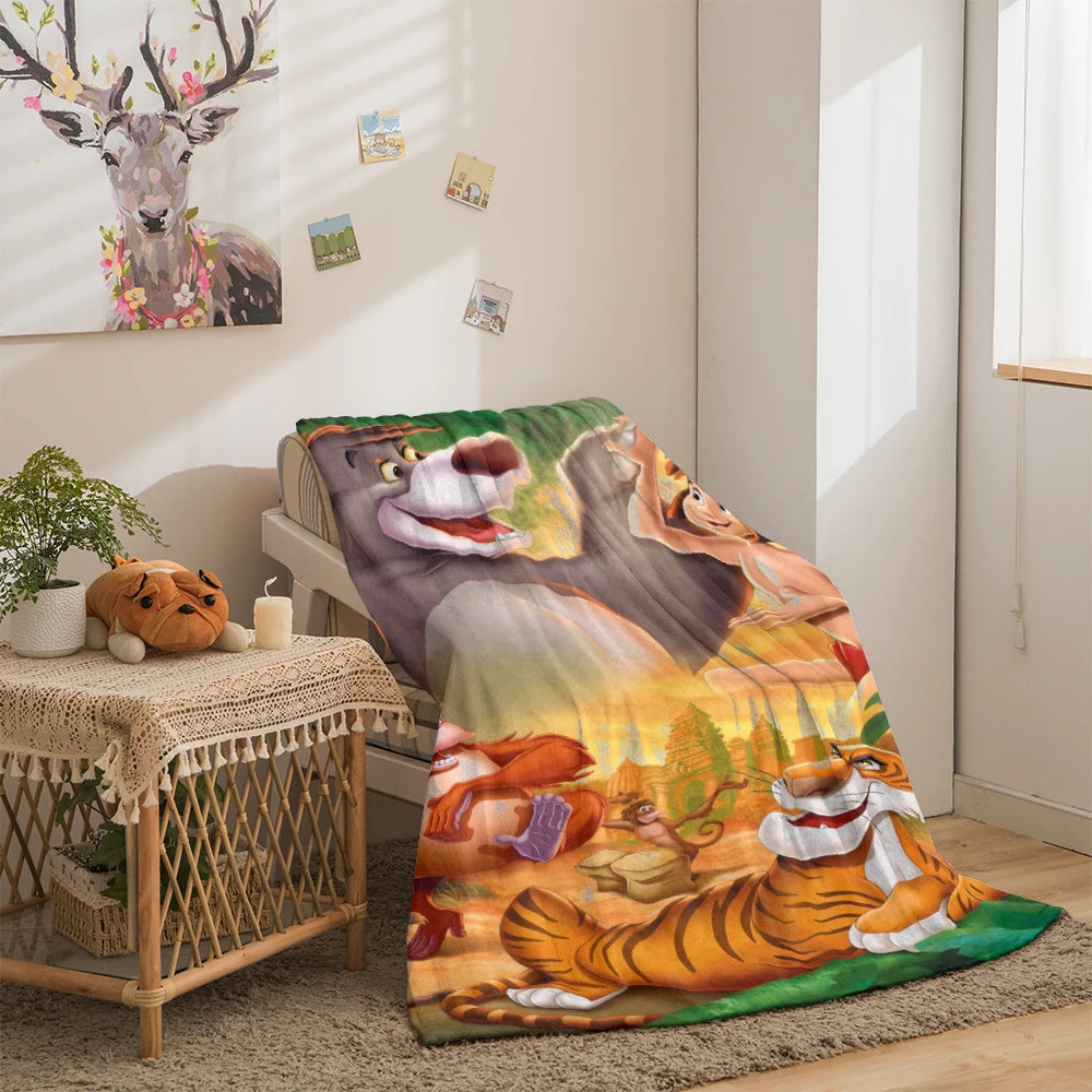 MINISO Jungle Book Flannel Blanket