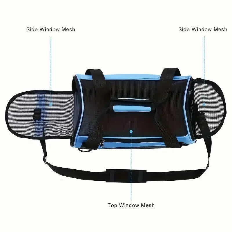 Portable Pet Carrier Bag – Breathable Travel Handbag for Small Dogs & Cats