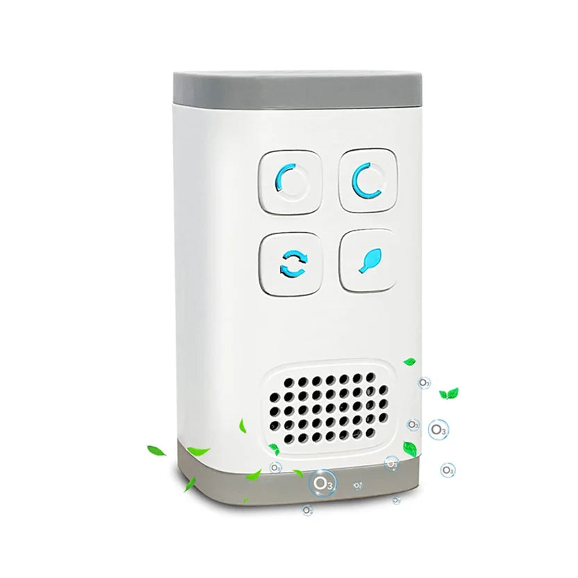 Mini Plug-in Air Purifier & Ozone Ionizer – Deodorizer for Home, Pets & Toilet