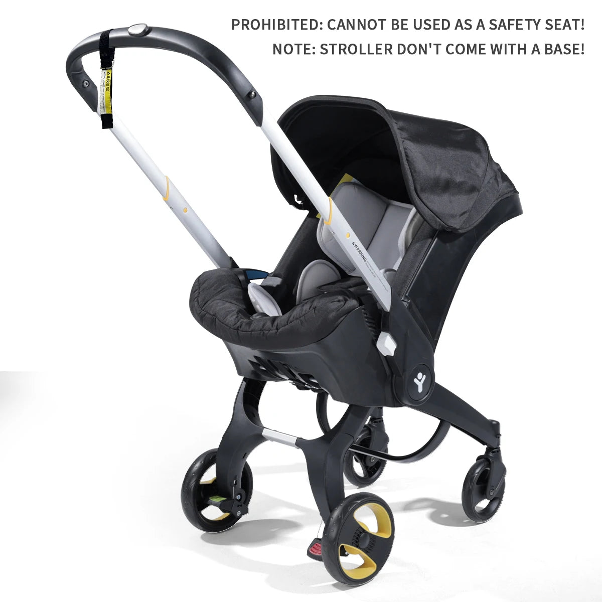 -Wheel Folding Baby Stroller with Adjustable Handle – Newborn Travel & Outdoor Use