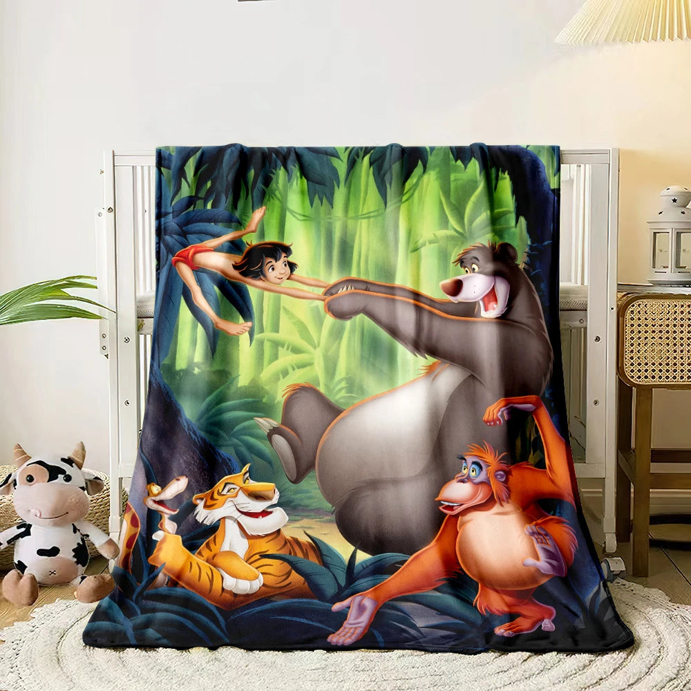 MINISO Jungle Book Flannel Blanket