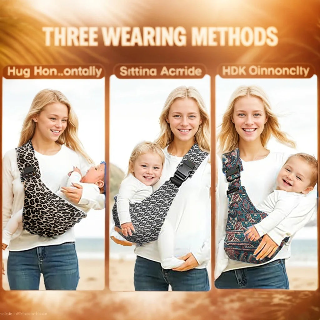 Adjustable Baby Carrier Sling – Portable Infant & Toddler Wrap