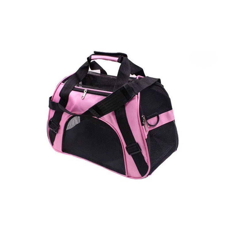 Portable Pet Carrier Bag – Breathable Travel Handbag for Small Dogs & Cats