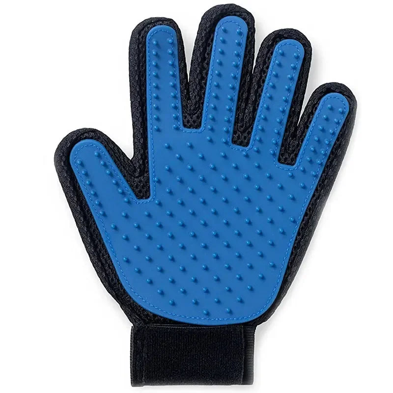 Silicone Pet Grooming Gloves – Hair Brush & Bathing Glove for Dogs & Cats