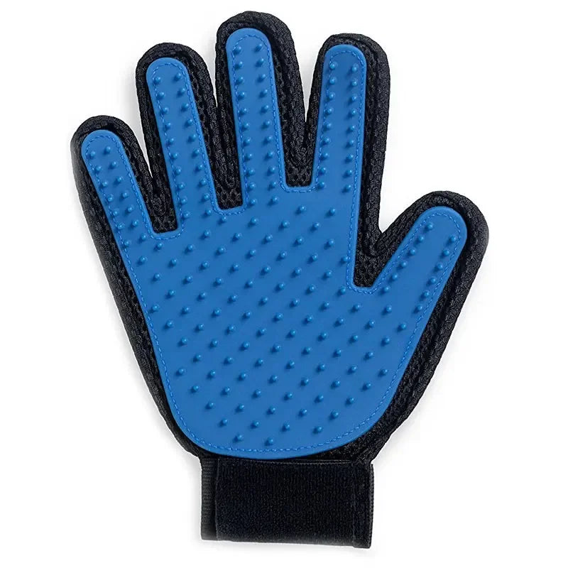 Silicone Pet Grooming Gloves – Hair Brush & Bathing Glove for Dogs & Cats