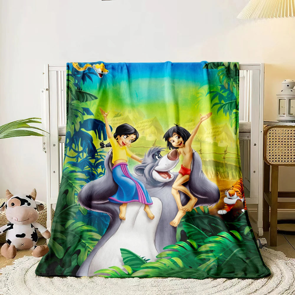 MINISO Jungle Book Flannel Blanket