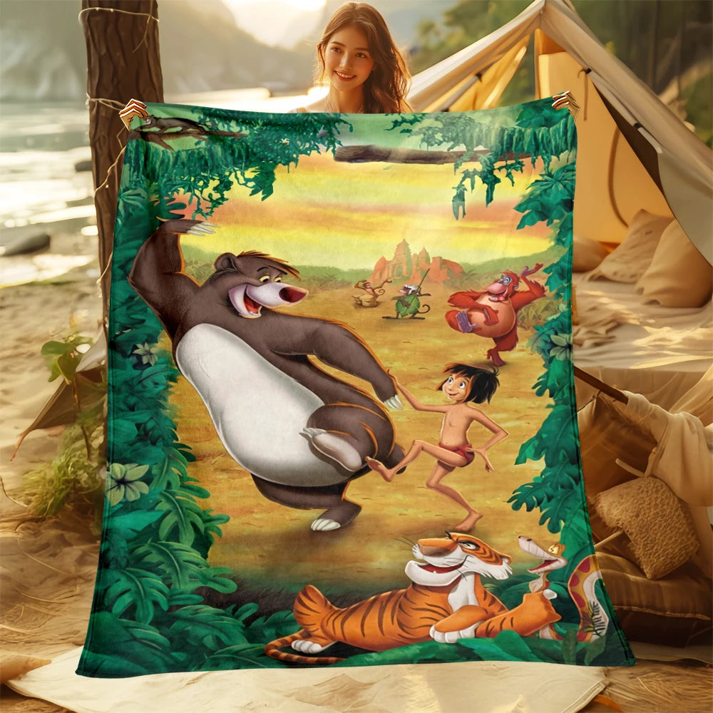 MINISO Jungle Book Flannel Blanket