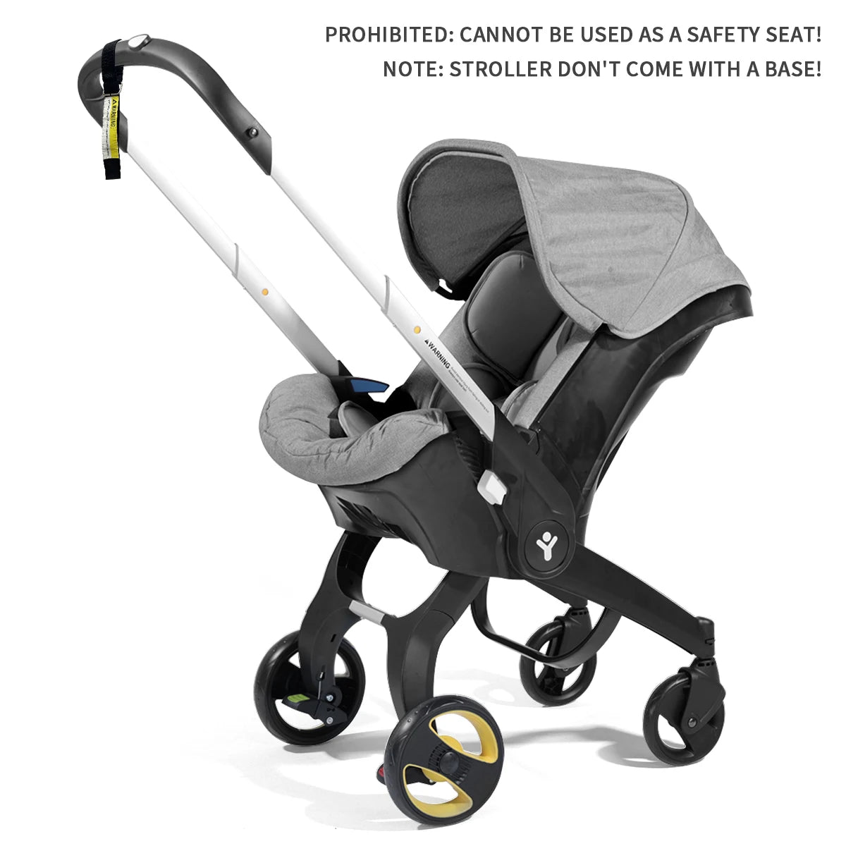 -Wheel Folding Baby Stroller with Adjustable Handle – Newborn Travel & Outdoor Use