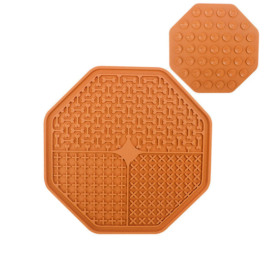 Silicone Pet Licking Mat – Slow Feeder, Cleaning & Shower Distraction Toy