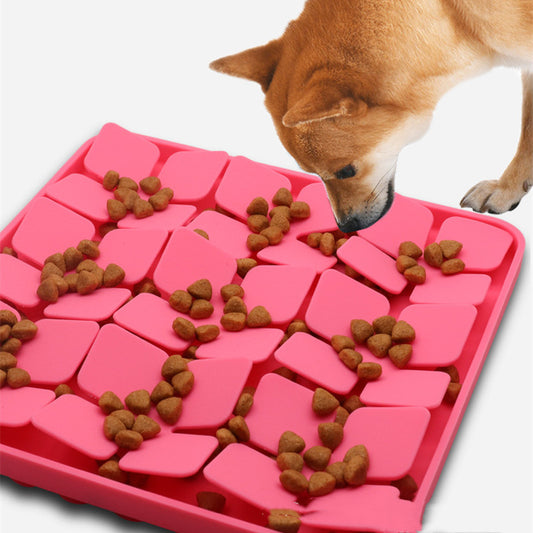 Slow Licking Plate for Pets – Anti-Anxiety Feeding Mat for Cats & Dogs