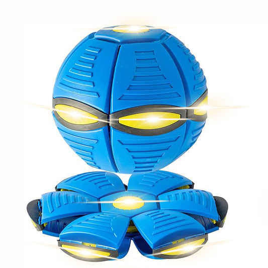 Magic UFO Dog Toy Ball – 6-LED Flying Saucer