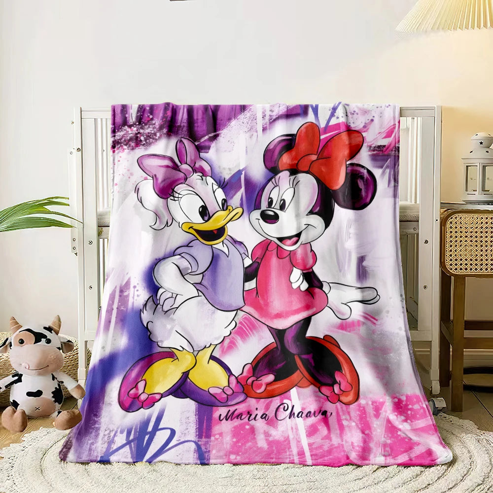 MINISO Mickey & Donald Duck Flannel Blanket