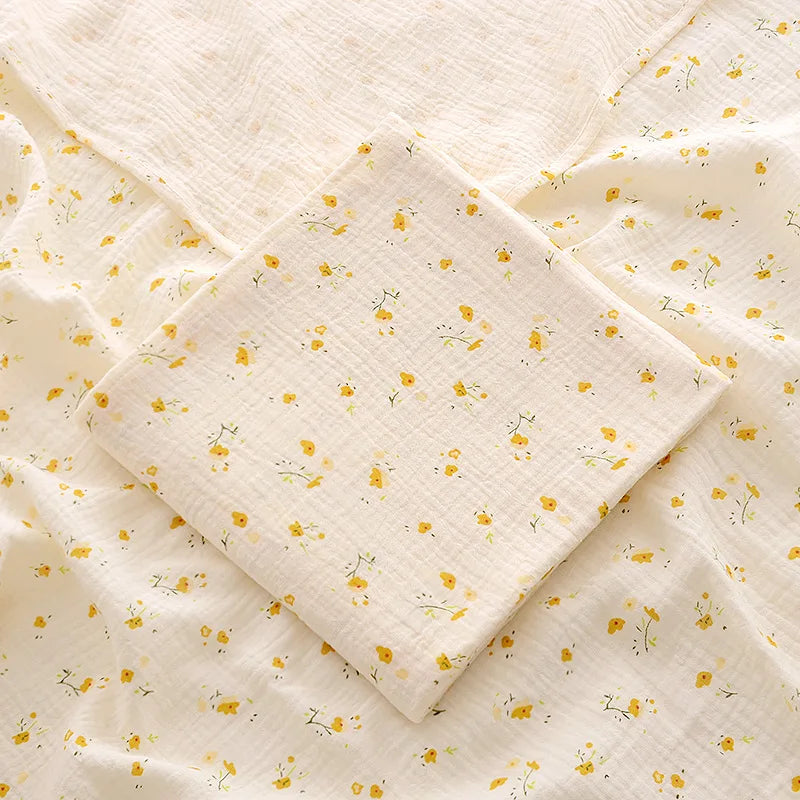 100x100cm Cotton Muslin Baby Swaddle Blanket – Newborn Bath Towel & Bedding