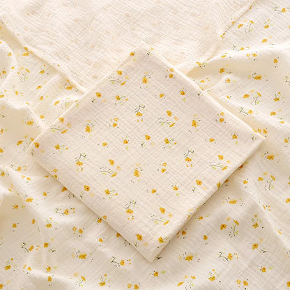 100x100cm Cotton Muslin Baby Swaddle Blanket – Newborn Bath Towel & Bedding