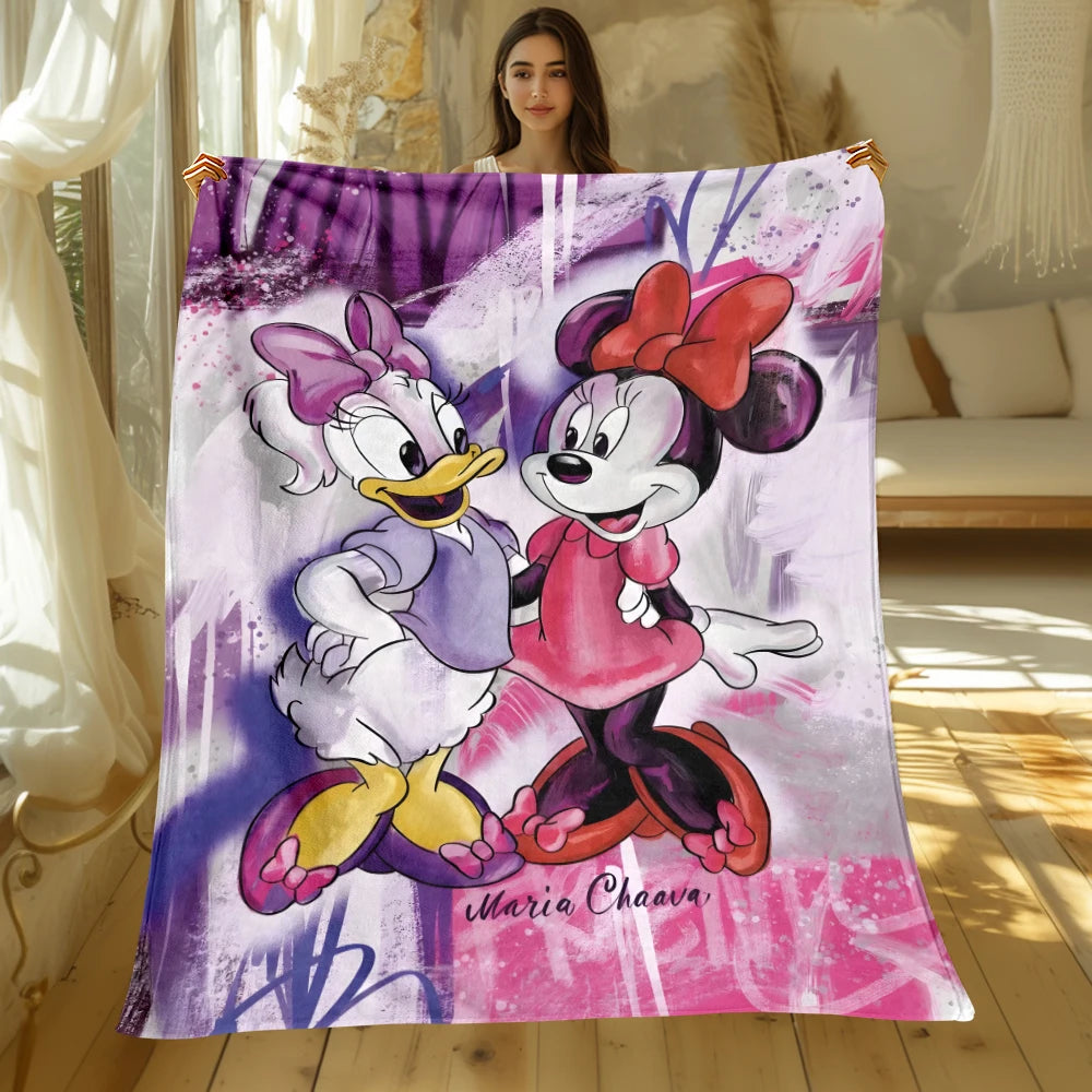 MINISO Mickey & Donald Duck Flannel Blanket