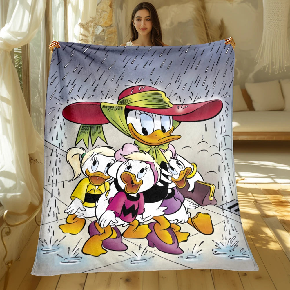 MINISO Mickey & Donald Duck Flannel Blanket