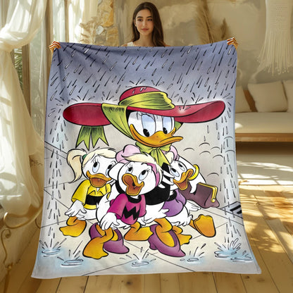 MINISO Mickey & Donald Duck Flannel Blanket