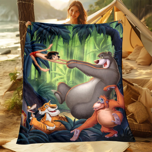 MINISO Jungle Book Flannel Blanket