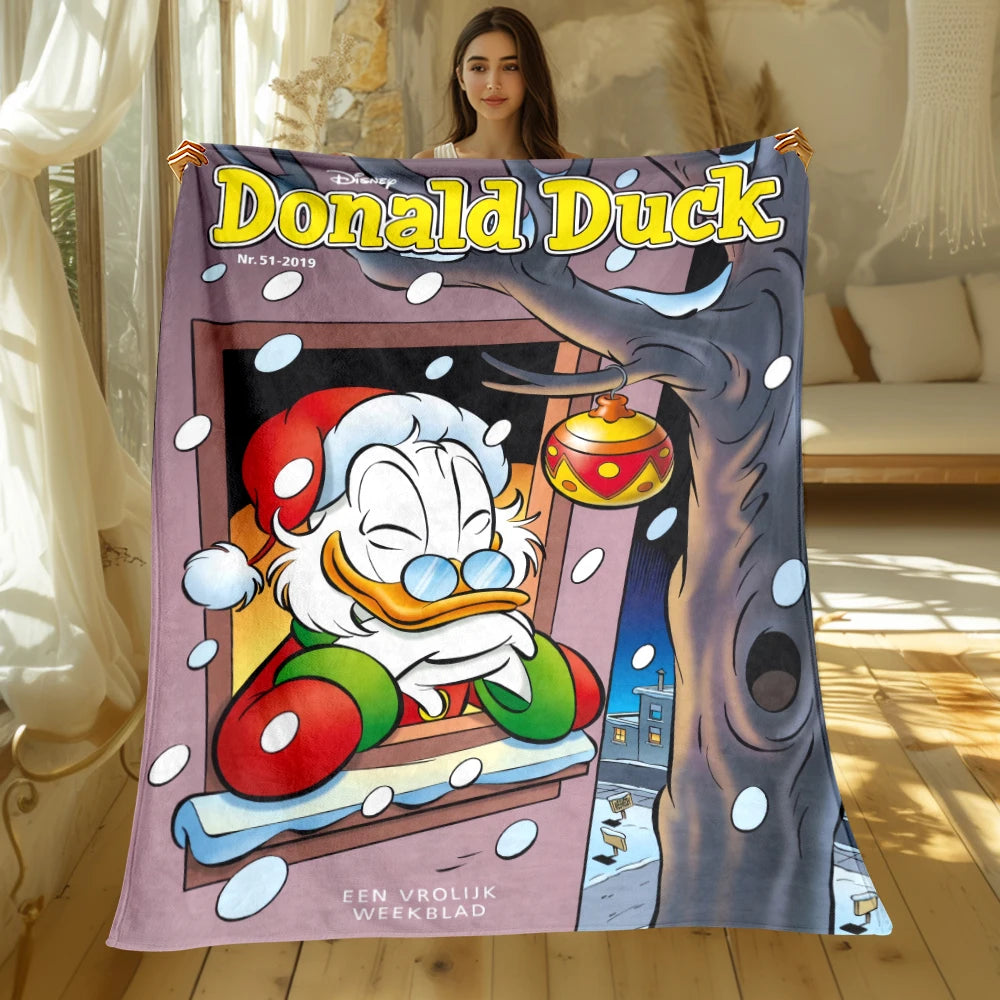 MINISO Mickey & Donald Duck Flannel Blanket