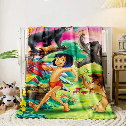 MINISO Jungle Book Flannel Blanket