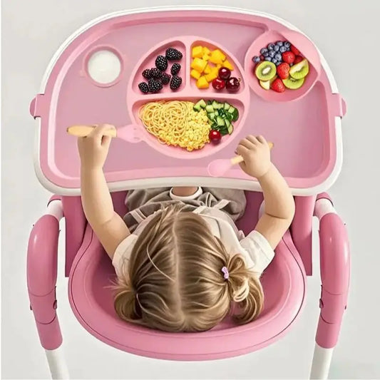 5-Piece Silicone Baby Feeding Set
