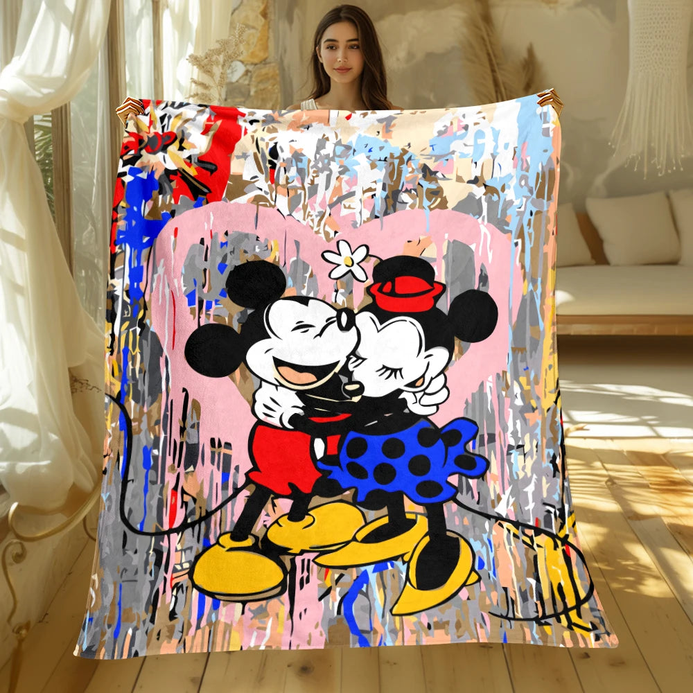 MINISO Mickey & Donald Duck Flannel Blanket