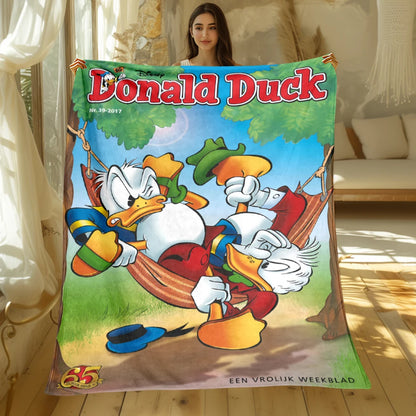 MINISO Mickey & Donald Duck Flannel Blanket