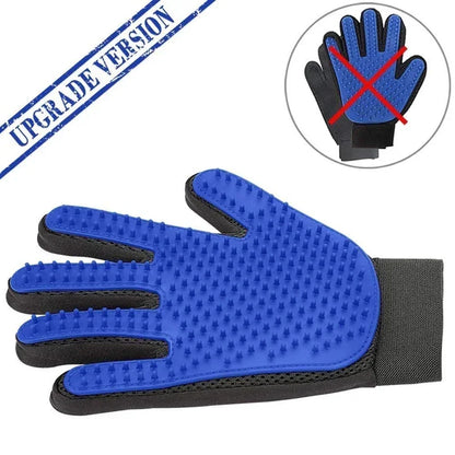 Silicone Pet Grooming Gloves – Hair Brush & Bathing Glove for Dogs & Cats