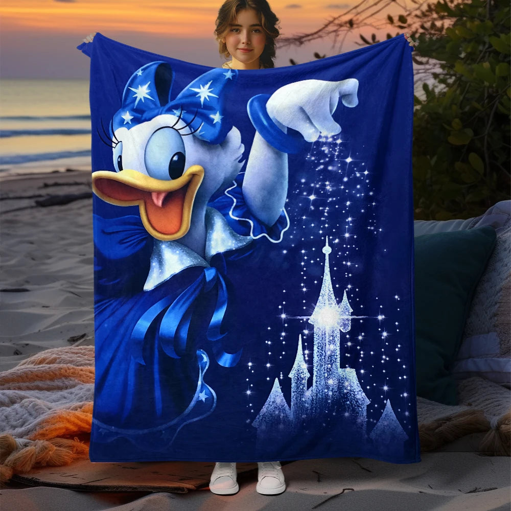 MINISO Mickey & Donald Duck Flannel Blanket
