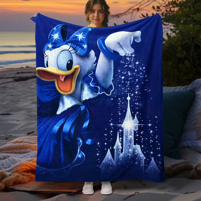 MINISO Mickey & Donald Duck Flannel Blanket