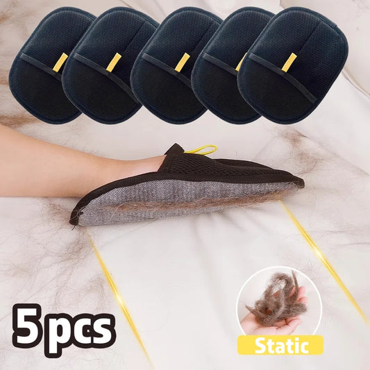 Pet Hair Removal Glove – Double-Sided, Reusable for Dogs, Cats, Sofa & Carpet (1–5pcs)