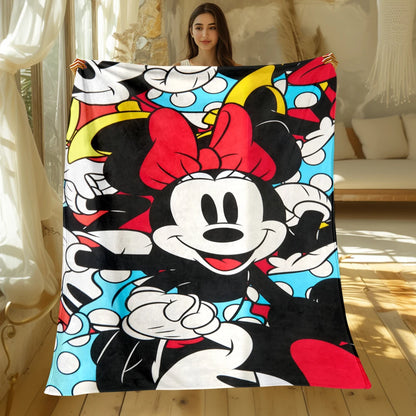 MINISO Mickey & Donald Duck Flannel Blanket