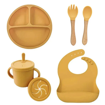Food-Grade Silicone Baby Feeding Set