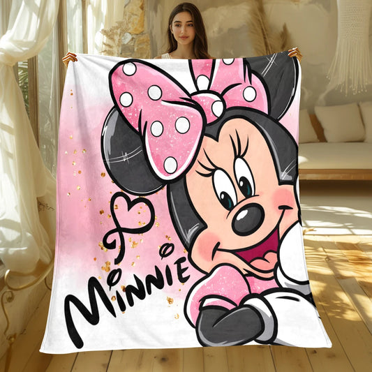 MINISO Mickey & Donald Duck Flannel Blanket