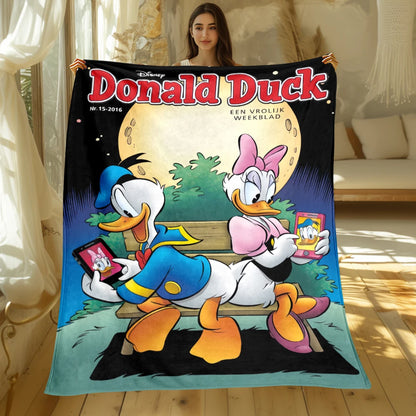 MINISO Mickey & Donald Duck Flannel Blanket