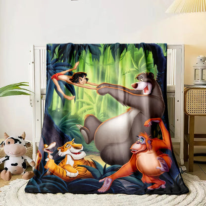 MINISO Jungle Book Flannel Blanket
