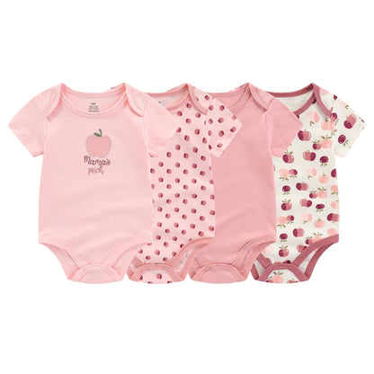 Unisex Newborn Baby Bodysuits Set for Boys and Girls