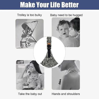 Adjustable Baby Carrier Sling – Portable Infant & Toddler Wrap