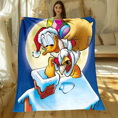 MINISO Mickey & Donald Duck Flannel Blanket