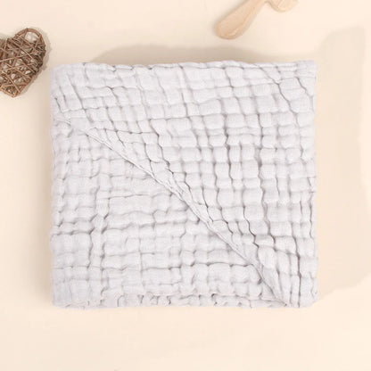 100% Muslin Cotton Baby Hooded Bath Towel
